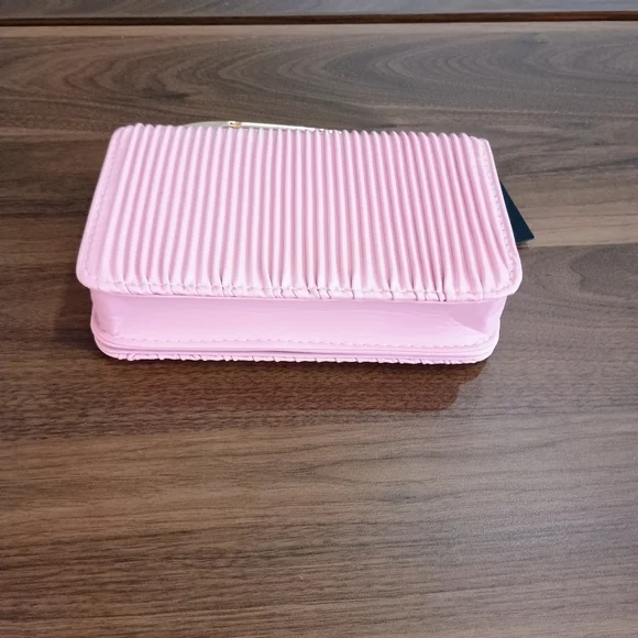 bebe Pink Mini Bag with Gold Accents - Picture 4 of 7